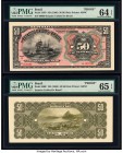 Brazil Thesouro Nacional Group of 4 Graded Proofs. The following notes are included in this lot: 50 Mil Reis ND (1908) Pick 53FP Front Proof PMG Choic...