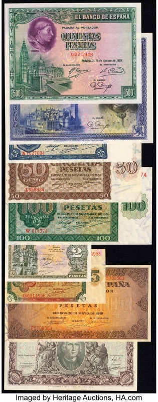 Spain Banco de Espana Group Lot of 26 Examples Extremely Fine-Crisp Uncirculated...