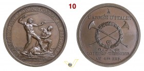 1796 - Battaglia Castiglione e Peschiera (conio fr.) Henn. 744 Opus Lavy mm 43 Æ FDC