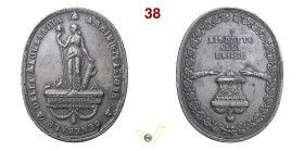 1797 - Amministrazione Generale della Lombardia Essl. 2492 / Jul. 965 - ovale Opus manca mm 49x62 Sn BB