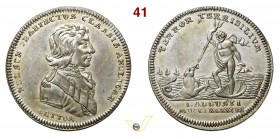 1798 - Vittoria navale ingl. del Nilo (Aboukir) Henn. 856 Opus manca mm 33 Æ argentato FDC