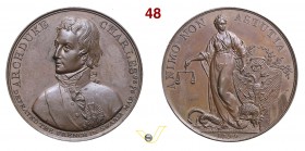1799 - Vittorie Arcid. Carlo Asb. sui franc. in Swabia Henn. 883 Opus manca mm 38 Æ SPL+