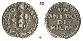 1799 - Rep. Cisalpina - Un soldo di Milano Henn. 909 Opus manca mm 27 Æ BB