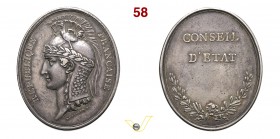 1799 - Consiglio di Stato Br. 8 - ovale Opus Divivier mm 45 x 42 Ag BB/SPL