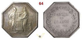 1800 - Banca di Francia Br. 28 - ottagonale Opus Dumarest mm 35 Ag qSPL