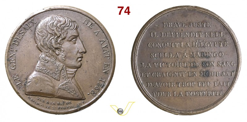 1800 - Morte di Desaix a Marengo (in tranche manca "n.2") Br. 47 var Opus Lienar...