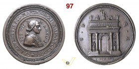 1800 - Entrata solenne Pio VII a Roma Patrign. 5 Opus Hamerani mm 30 Æ FDC