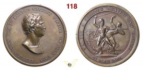 1801 - Morte di Sir R. Abercromby in Egitto (personalizzata sulla tranche) Br. 144 Opus Pidgeon/West mm 48 Æ SPL (• Lucidata in antica data; sul tagli...
