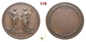 1801 - Esposizione Pubblica prodotti industria francese Br. --- (Br. 145 BIS) / Jul. 655 / Ess. 938 Opus Duvivier mm 57 Æ BB/SPL