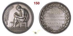 1802 - Med. Premio Liceo di Rennes rif. Organizz. Istruz. Pubbl. (dedica 1812) Br. 214 BIS Opus Andrieu mm 40 Ag SPL