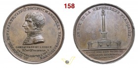1802 - Colonna in onore di Bonaparte a Marsiglia Br. 235 Opus Poize mm 43 Æ SPL+