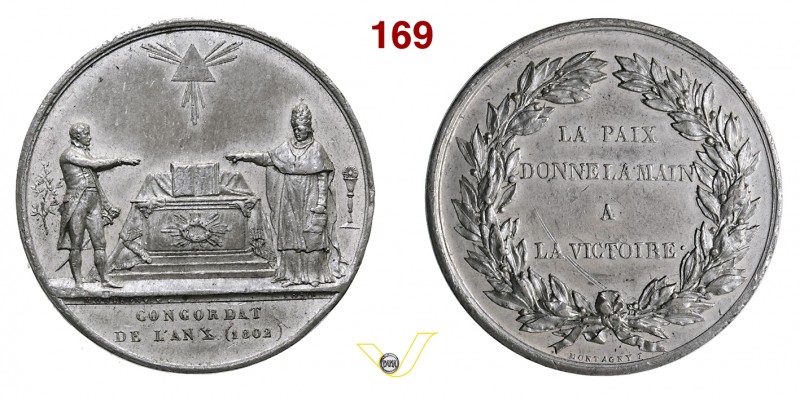 1802 - Concordato tra Francia e Chiesa (D. con var. di conio e di scritta in cfr...