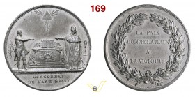 1802 - Concordato tra Francia e Chiesa (D. con var. di conio e di scritta in cfr. a n. 2175) Br. 2175 BIS Opus Montagny mm 41 Sn qSPL