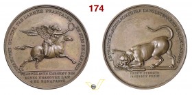 1803 - Rottura Trattato d'Amiens e occupazione dell'Hannover Br. 271 Opus Jeuffroy mm 40 Æ qFDC