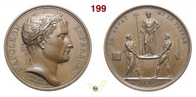 1804 - Incoronazione di N. (corona con alloro "corto" al D.) Br. 326 BIS Opus Jeuffroy mm 40 Æ SPL