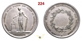 1804 - Medaglia di merito ai Difensori del Canton Zurigo Br. --- (Br. 408 TER) - inedita per Ø Opus Aberli mm 36 Ag SPL