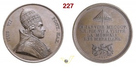 1805 - Visita di Pio VII alla Zecca di Parigi (D. var. di scritta) Br. 409 BIS Opus Droz mm 40 Æ FDC