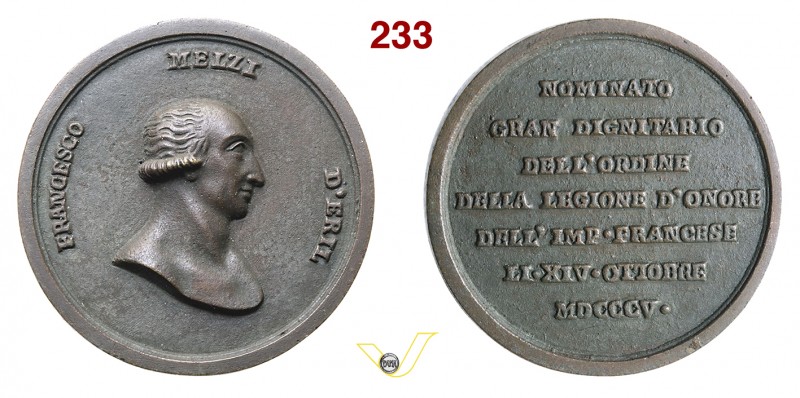 1805 - Francesco Melzi d'Eril Gran Dignitario della Legion d'Onore Br. --- (Br. ...