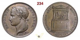 1805 - 1^ pietra monum. funebre a Desaix sul S. Bernardo Br. 426 Opus Droz / Brenet / Andrieu mm 26 Æ qFDC