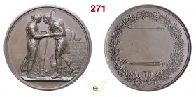 1806 - Medaglia matrimoniale Br. --- (Br. 525 BIS; R/ var. con dardo e fiaccola accesa invece di campo vuoto) Opus Andrieu mm 40 Æ SPL+