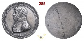 1806 - Il Gen. di Divisione L. Suchet (var.: cliché e non repoussé + data di nascita 1770 e non 1772) Br. 566 BIS - var. - clichè Opus Lienard mm 43 P...