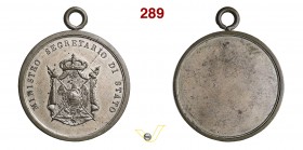 1806 - Ministro Segretario di Stato del Regno d'Italia Br. 577 / Mart. 566 / Turr. 513 Opus manca mm 41 Æ argentato qFDC