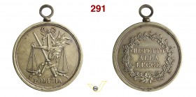 1806 - Insegna di Polizia del Regno d'Italia Br. 580 Opus manca mm 49 Æ dorato SPL+