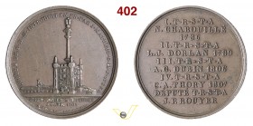 1809 - Capitolo (massonico) di Gerodome Br. 932 Opus manca mm 31 Æ qSPL