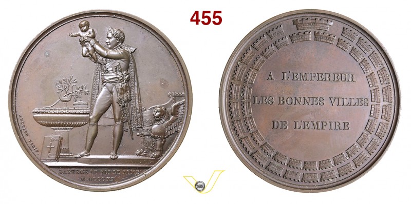 1811 - Battesimo del Re di Roma Br. 1125 Opus Andrieu mm 68 Æ qFDC