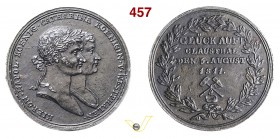 1811 - I Reali di Wesfalia a Clausthal Br. 1129 Opus Korner mm 44 Æ brunito qSPL