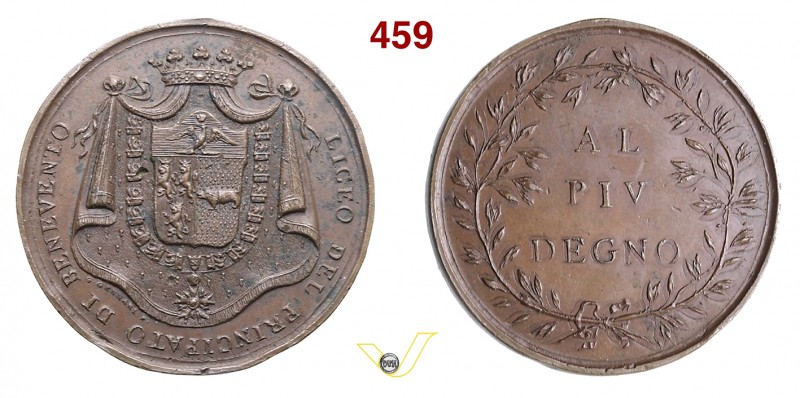 1811 - Medaglia premio Liceo del Principato di Benevento Br. --- (Br. 1140 BIS) ...