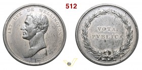 1814 - Al Duca di Wellington (in var. a Br. 1174 [W. fu fatto Duca l'11.5.1814]) (W. "DVX" Br. --- (Br. 1442 TER), rif. Br. 1174 var. / BHM 746 e 611 ...