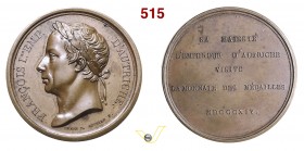 1814 - L'Imperatore Francesco d'Austria visita la Zecca di Parigi Br. 1465 Opus Gayrard mm 41 Æ SPL