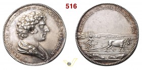 1814 - Med. Svedese al merito agricolo Br. --- (Br. 1467 BIS) Opus I.C. (Iohann Conradsen) mm 33 Ag SPL