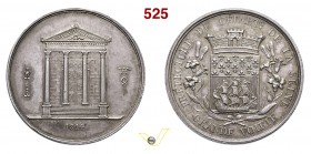 1814 - Gran manutenzione delle strade di Parigi (var. del R. [stemma di Parigi]) Br. 1547 BIS - var inedita Opus Desnoyers mm 33 Ag SPL