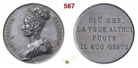 1818 - Antonietta Pallerini Br. ---- (Br. 1816 QUATER) / Mart. 2648 Opus Cossa mm 22 Æ qSPL