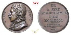1820 - Il Generale Desaix Br. 1833 Opus Caunois mm 41 Æ SPL