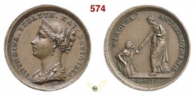 1821 - Giuseppina Imperatrice Br. 1835 Opus manca mm 14 Æ qSPL