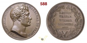 1823 - Nomina del Gen. Lauriston a Maresciallo di Francia Br. --- (Br. 1871 BIS) / Forrer Vol. 4°, pagg. 561 Opus Pingret mm 41 Æ FDC