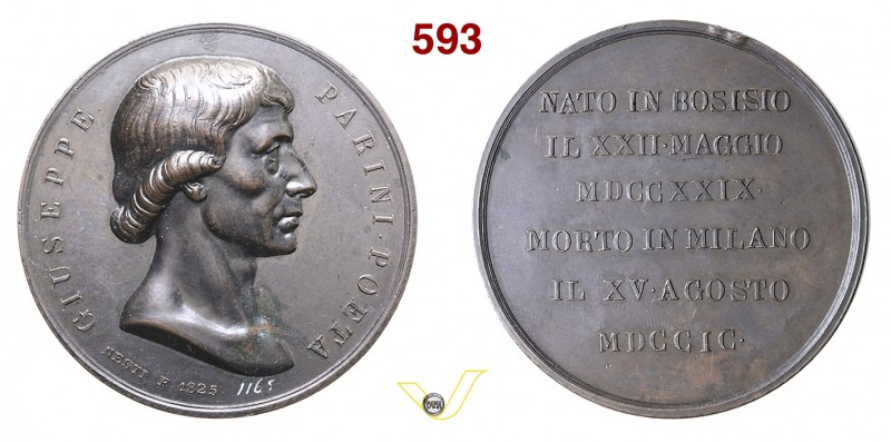 1825 - Al Poeta Giuseppe Parini Br. --- (Br. 1882 BIS) / Mart. 2062 Opus Nesti m...