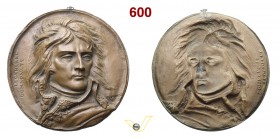 1831 - Il Generale Bonaparte Br. 1892 QUINQUIES / Forrer Vol. I, pag. 527 - galvano Opus David D'Angers mm 155 Æ BB+
