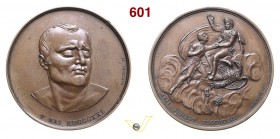1832 - Morte del Duca di Reichstadt (Re di Roma) Br. 1896 Opus Bauchery mm 50 Æ SPL+