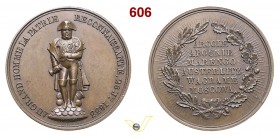 1833 - Statua di N. sulla Colonna Vendome Br. 1914 Opus Duclos mm 35 Æ FDC