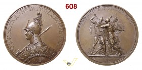1834 - Patriottismo Russo: battaglia di Borodino (1812) Br. 1932 Opus Ljalin mm 64 Æ SPL
