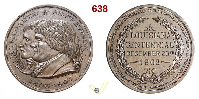 1903 - Centenario della Vendita della Louisiana dalla Francia napoleonica agli U...