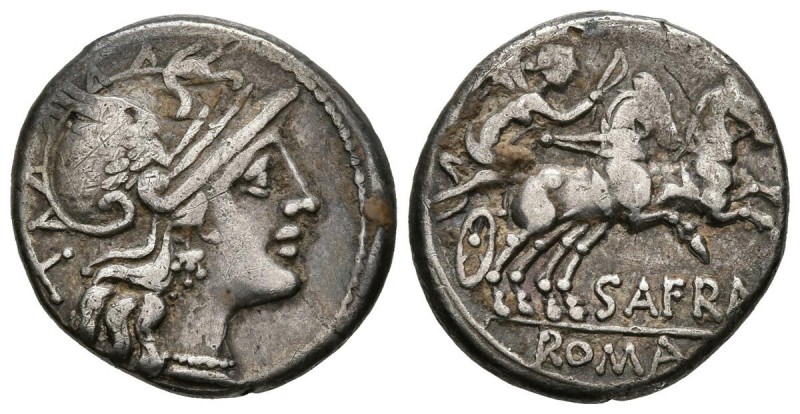 GENS AFRANIA. Denario. (Ar. 3,57g/18mm). 150 a.C. Roma. (FFC 133; Crawford 206/1...