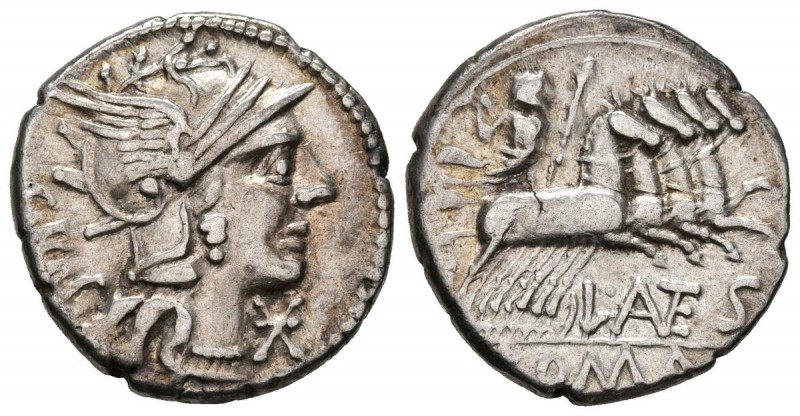 GENS ANTESTIA. Denario. (Ar. 3,75g/19mm). 136 a.C. Roma. (FFC 151; Crawford 238/...