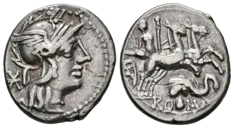 GENS CAECILIA. Denario. (Ar. 3,33g/18mm). 128 a.C. Roma. (FFC 209; Crawford 262/...