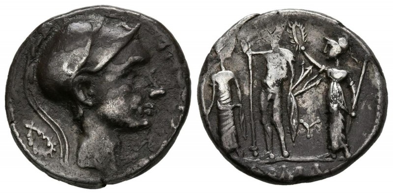 GENS CORNELIA. Denario. (Ar. 3,86g/18mm). 112-111 a.C. Sur de Italia. (FFC 608; ...