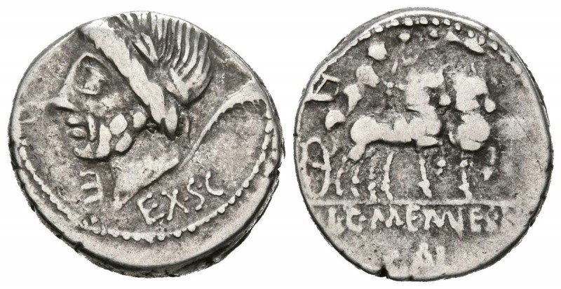 GENS MEMMIA. Denario. (Ar. 3,90g/18mm). 87 a.C. Roma. (FFC 911; Crawford 349/1)....